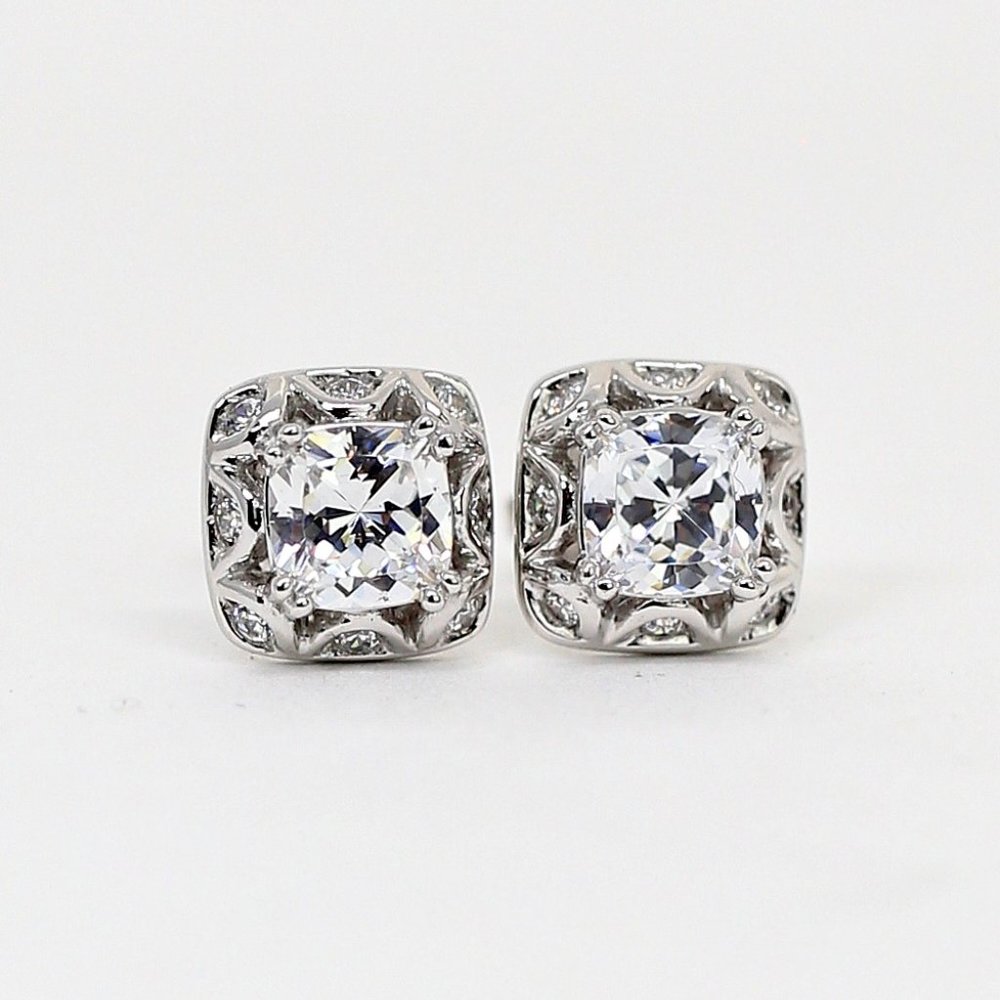 Tacori 925S White Topaz Cushion Limited Edition - Picture 11 of 12